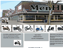Tablet Screenshot of menhparts.nl